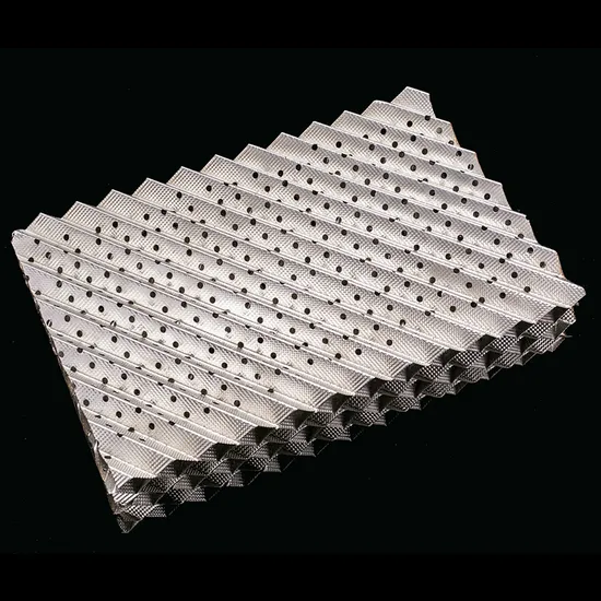 Metal Structured Packing Stainless Steel 316 Metal Gauze Structured Packing